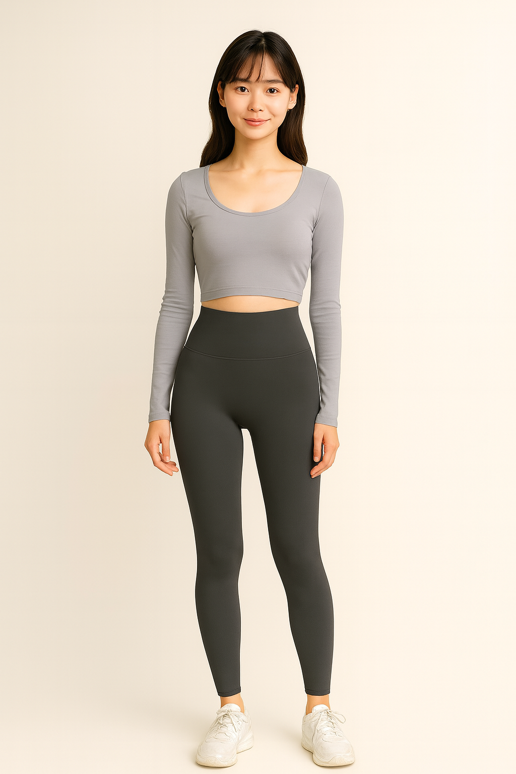 High-waisted fleece-lined shark pants | Super stretchy, flattering legs, and warm for fall and winter