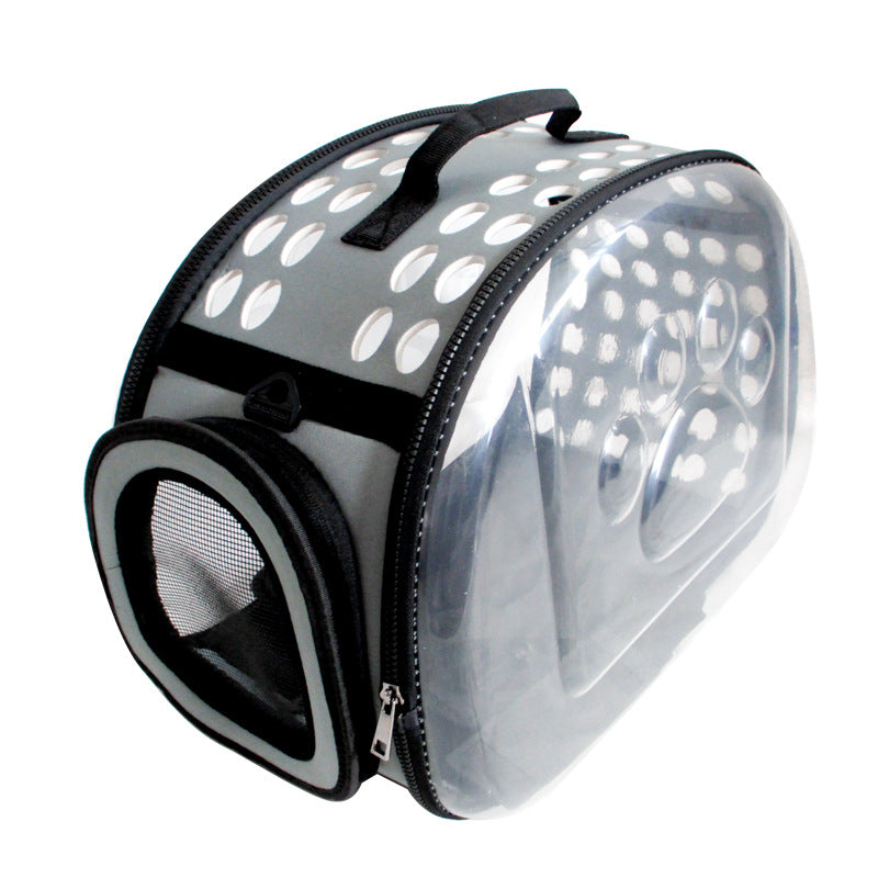 通気性ペットキャリーバッグ｜折りたたみ式・軽量・猫犬用ショルダー＆リュック対応