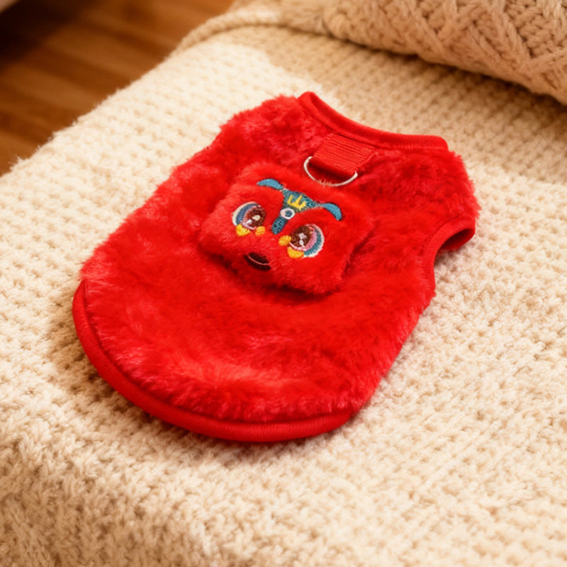 猫用・小型犬用 冬用ふわもこ防寒ウェア｜可愛い両面デザインペット服