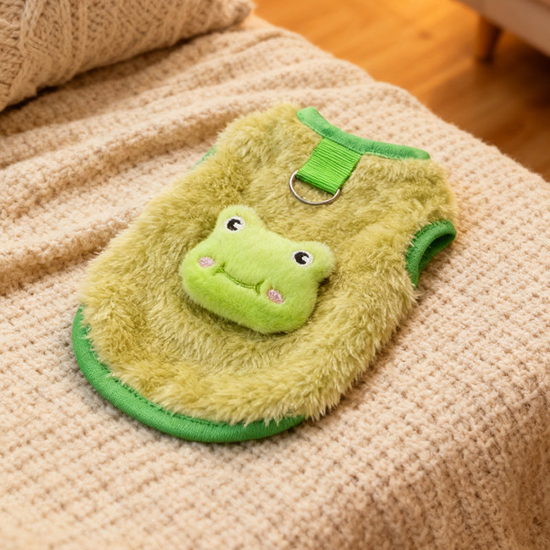 猫用・小型犬用 冬用ふわもこ防寒ウェア｜可愛い両面デザインペット服