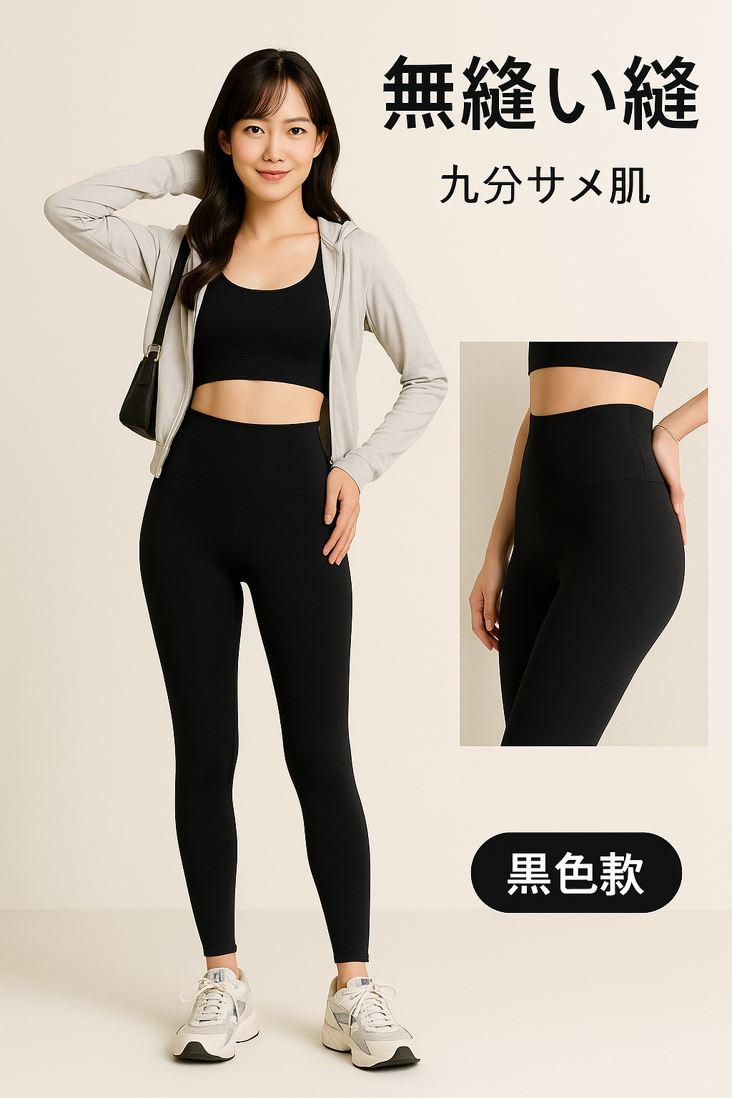 High-waisted fleece-lined shark pants | Super stretchy, flattering legs, and warm for fall and winter